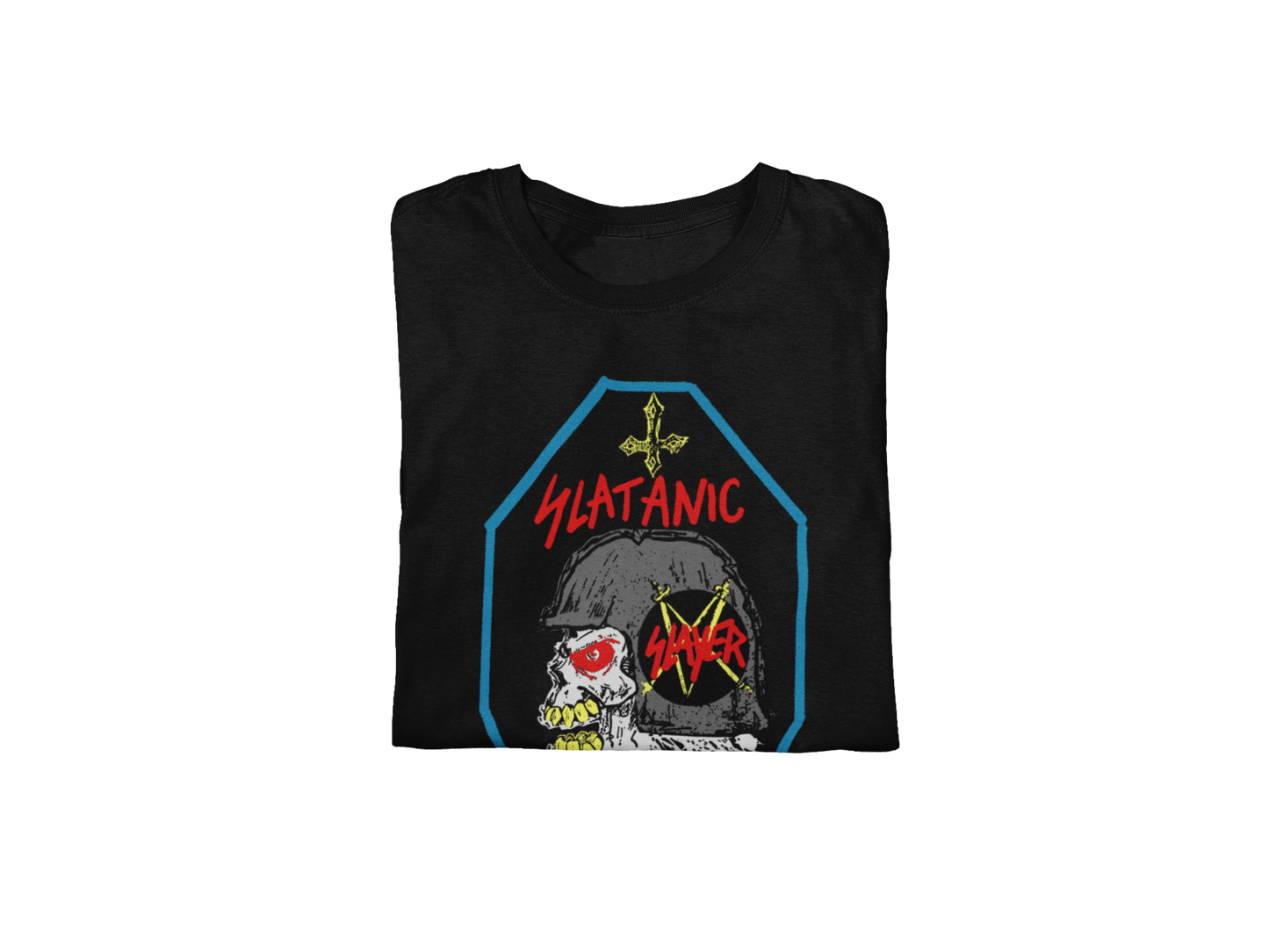 MERCHMOMENT Slayer - Slaytanic Jumbo Print T-Shirt [Apparel]