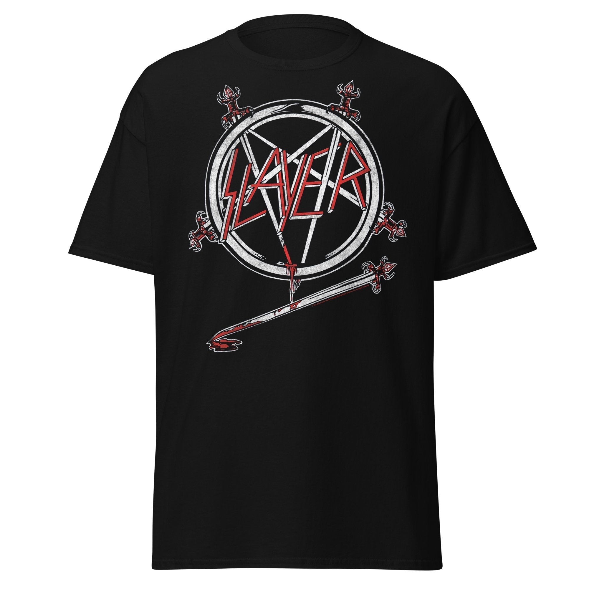 Slayer Sword Logo Jumbo Print T-shirt []