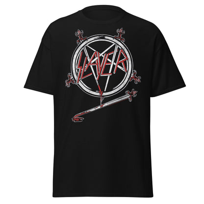 Slayer Sword Logo Jumbo Print T-shirt []