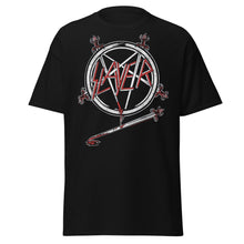 MERCHMOMENT Slayer Sword Logo Jumbo Print T-shirt [Apparel]