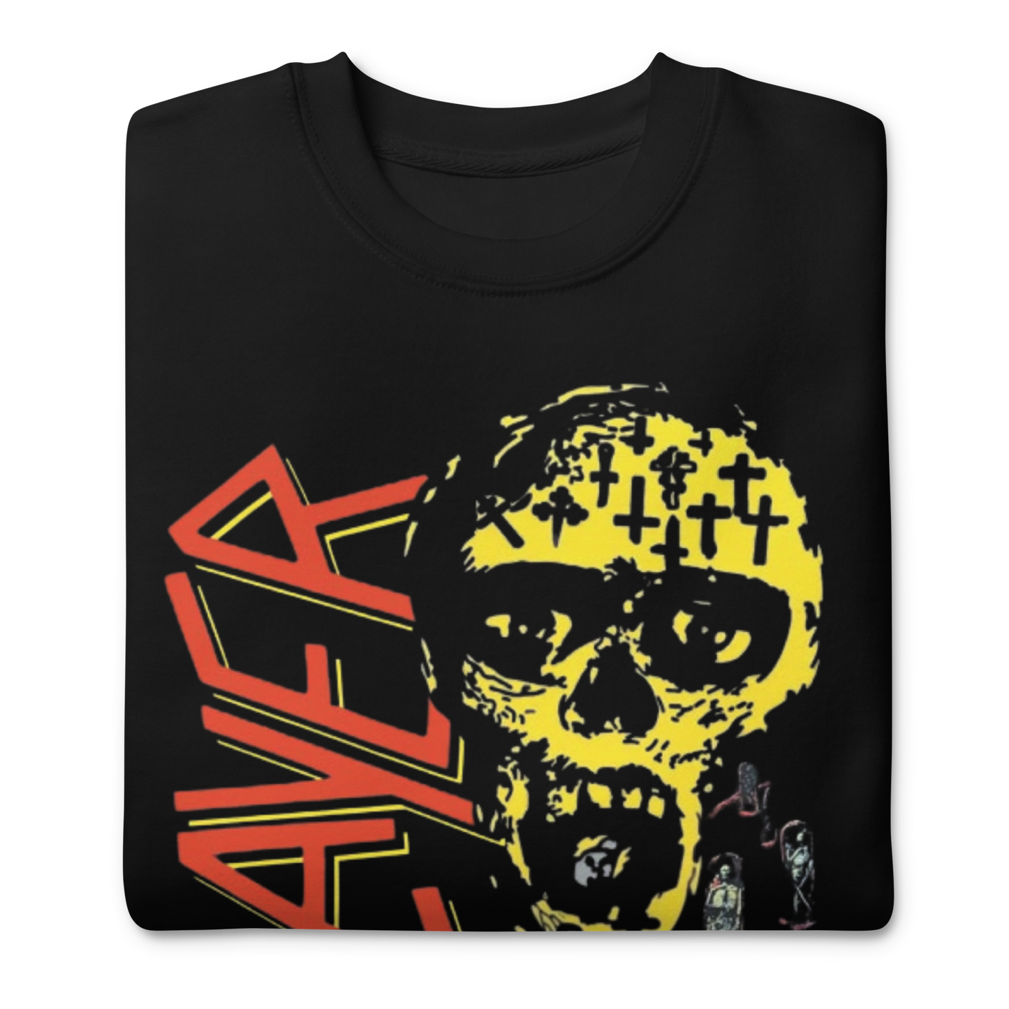 Slayer Vintage 1990 Season's In the Abyss Jumbo Print Sweatshirt []