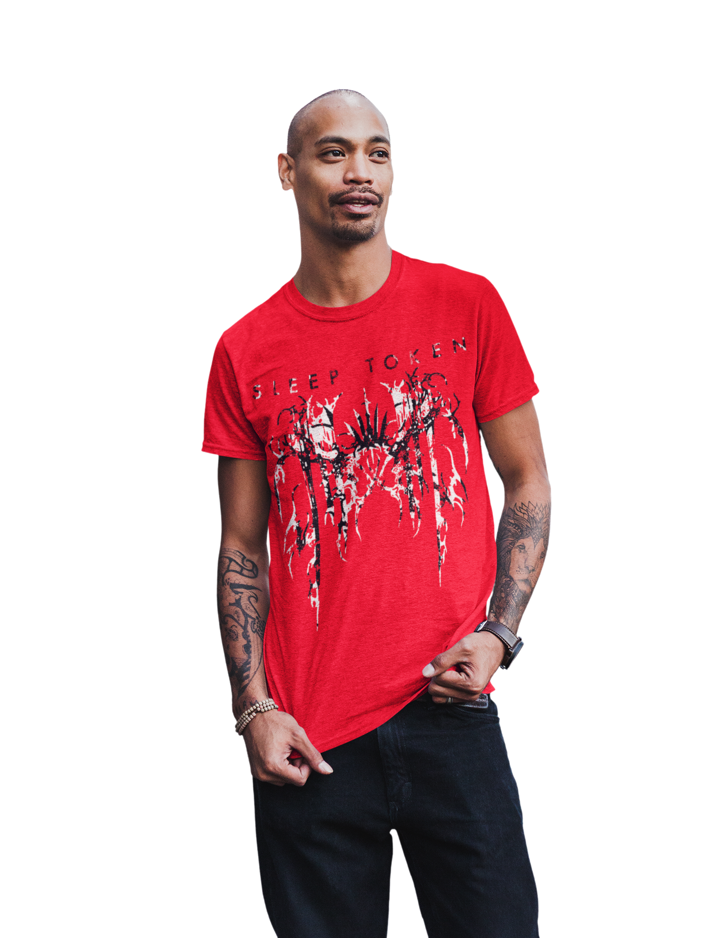 Sleep Token Drip Jumbo Print T-Shirt [Apparel]