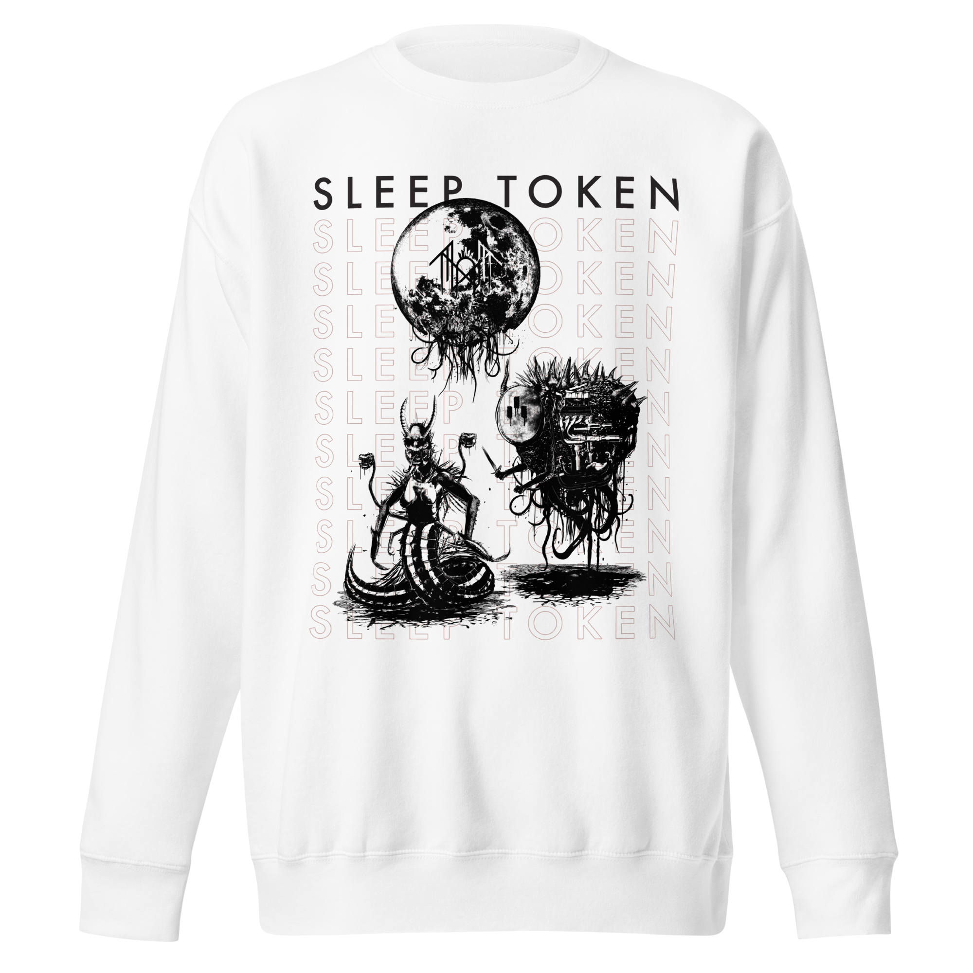 Sleep Token Take Me Back Jumbo Print Sweatshirt []