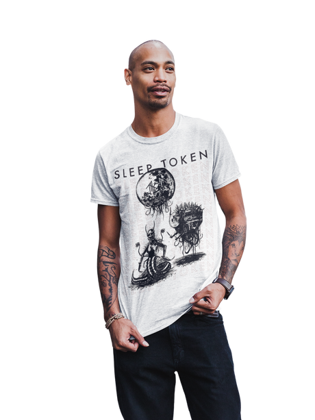 Stakes - Sleep Token Take Me Back Jumbo Print T-Shirt []