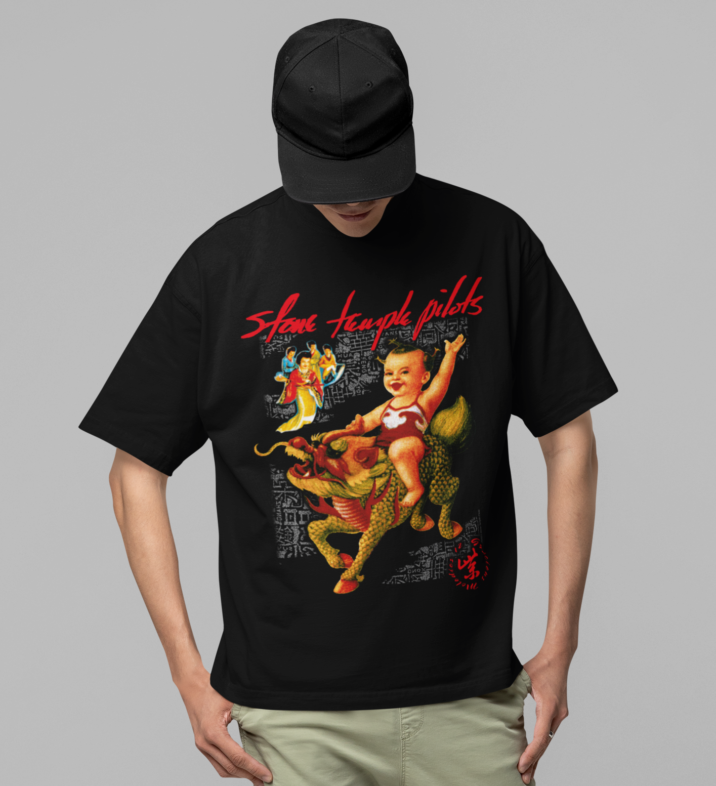 MERCHMOMENT Stone Temple Pilots - Purple Jumbo Print T-Shirt [Apparel]