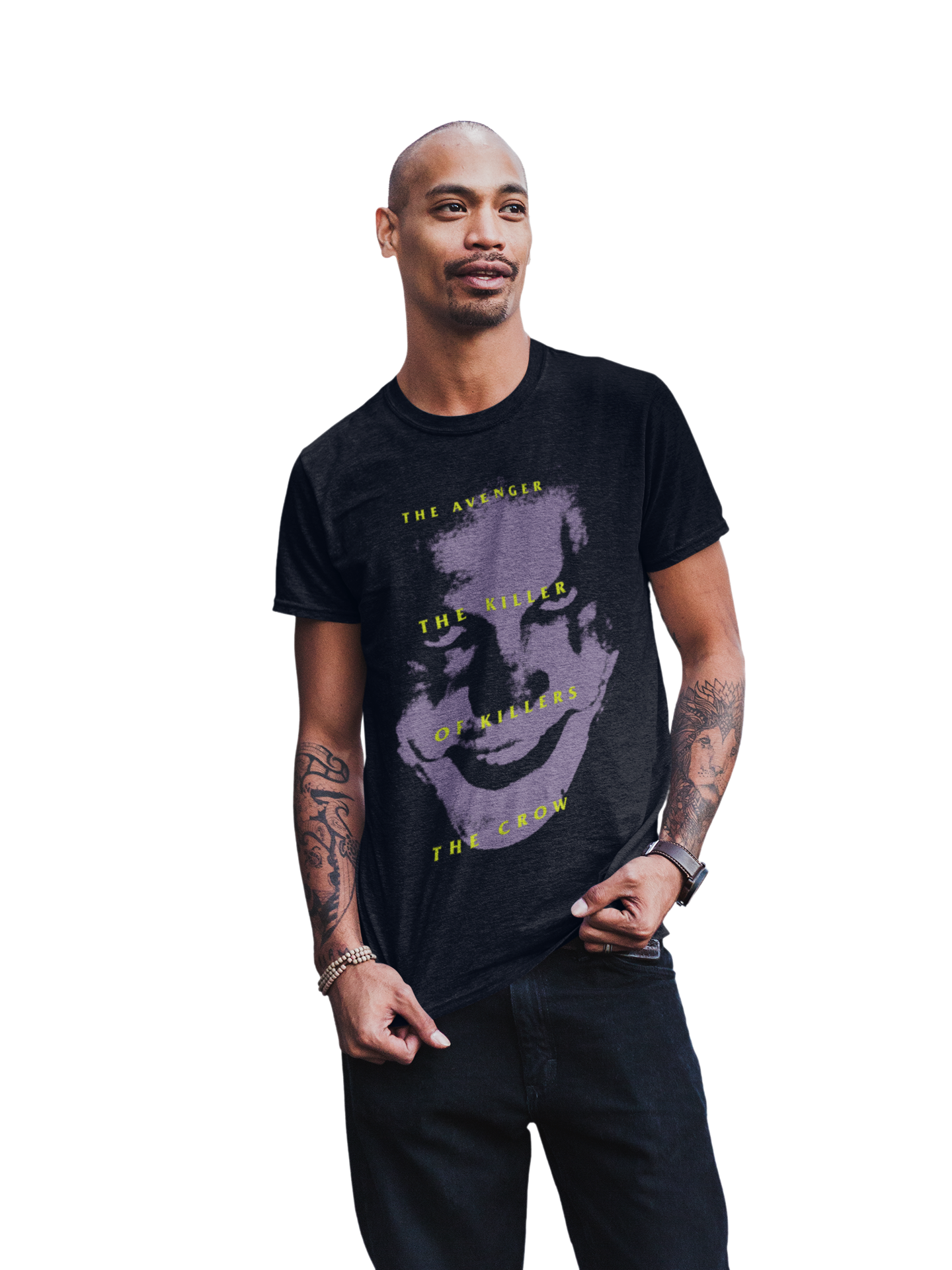 MERCHMOMENT The Crow - Avenger Jumbo Print T-Shirt [Apparel]