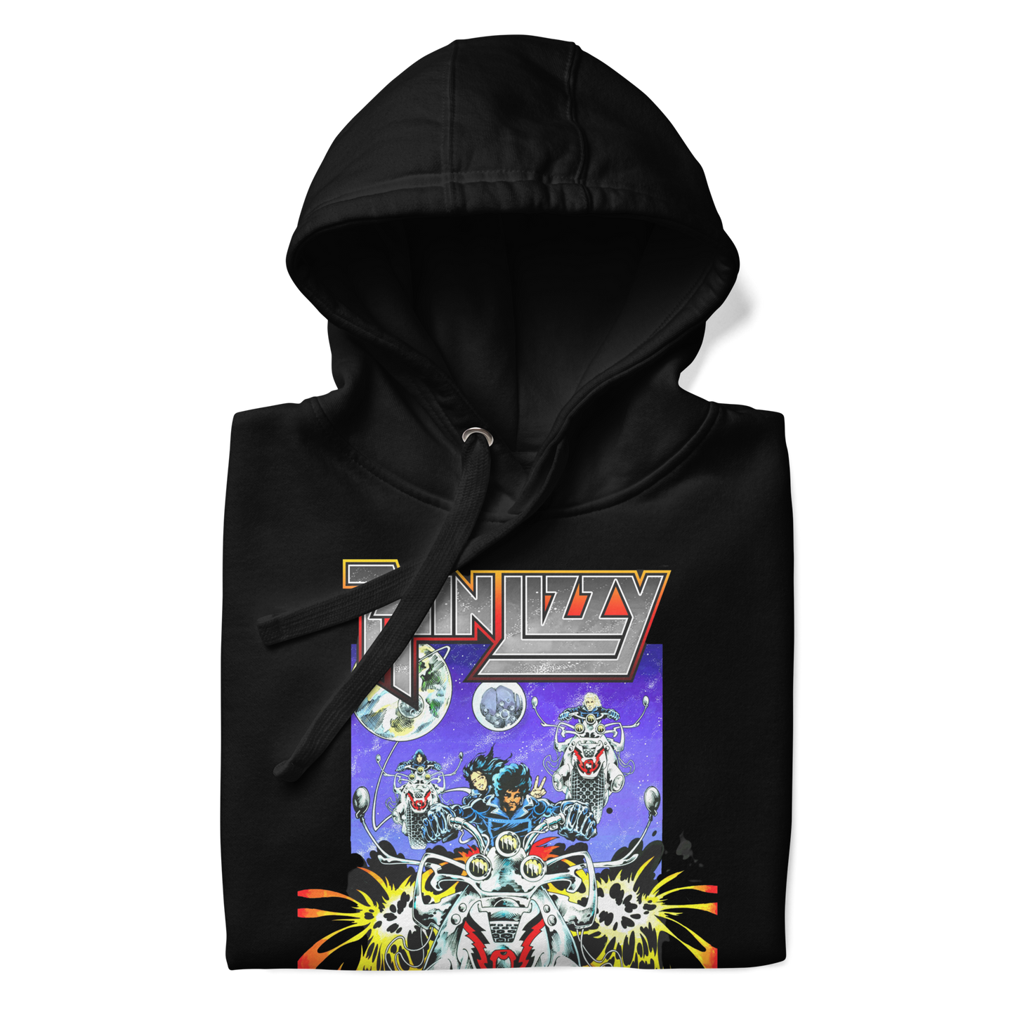 MERCHMOMENT Thin Lizzy Night Riders Hoodie [Apparel]