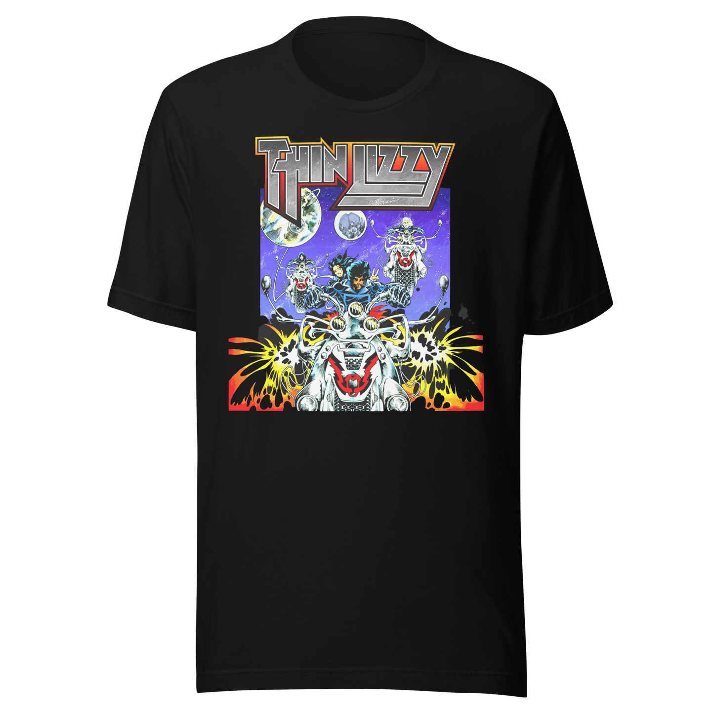 MERCHMOMENT Thin Lizzy Night Riders T-Shirt [Apparel]