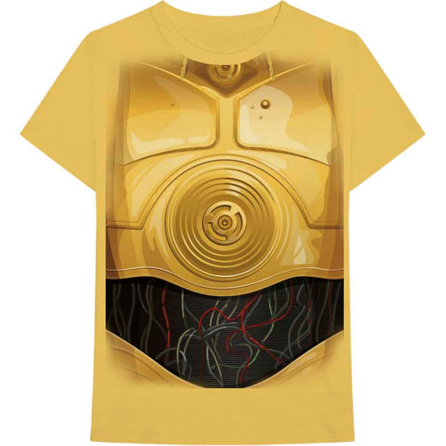 Star Wars - Camiseta de pecho de C-3PO