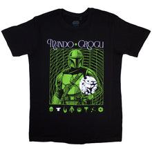 The Mandalorian Mando & Grogu Neon [] Black