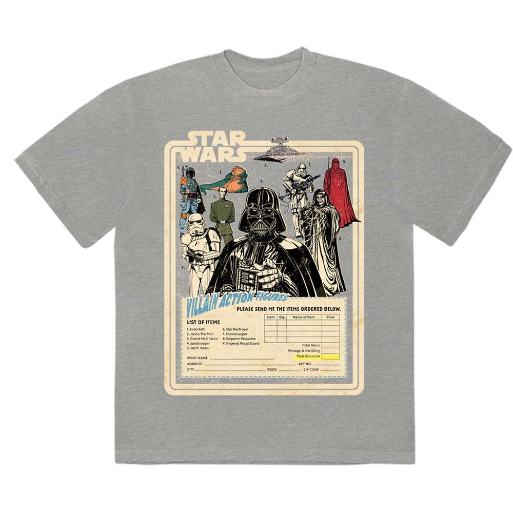 Star Wars Villain Action Figures [T-Shirt]