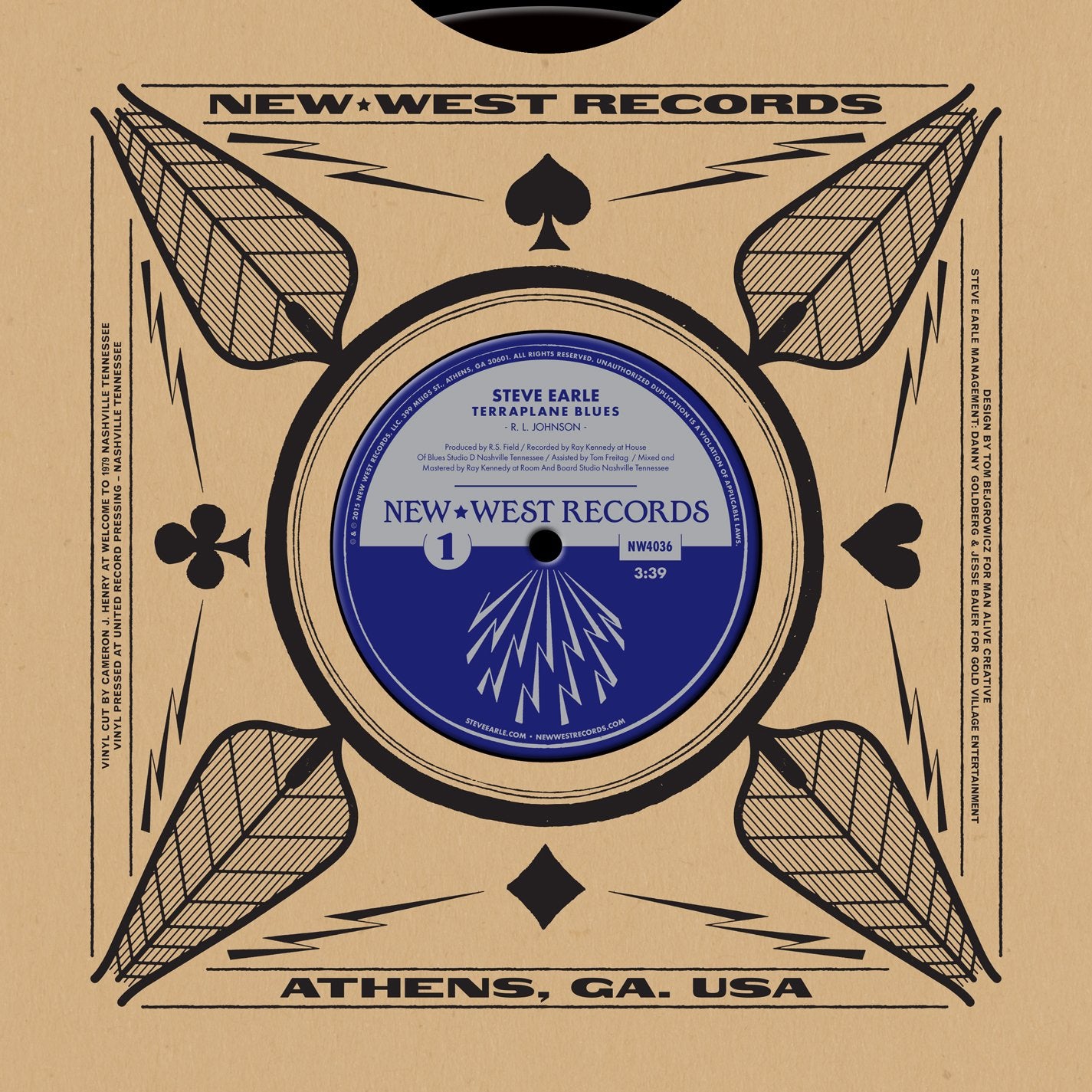Steve / Johnson Earle - Terraplane Blues - 10" [Vinyl]