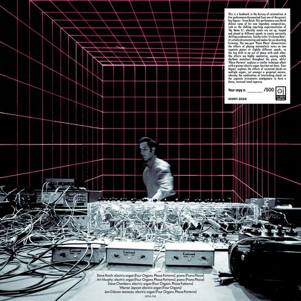 STEVE REICH - Live at Berkeley University Museum, July 11th 1970 [Vinyl]