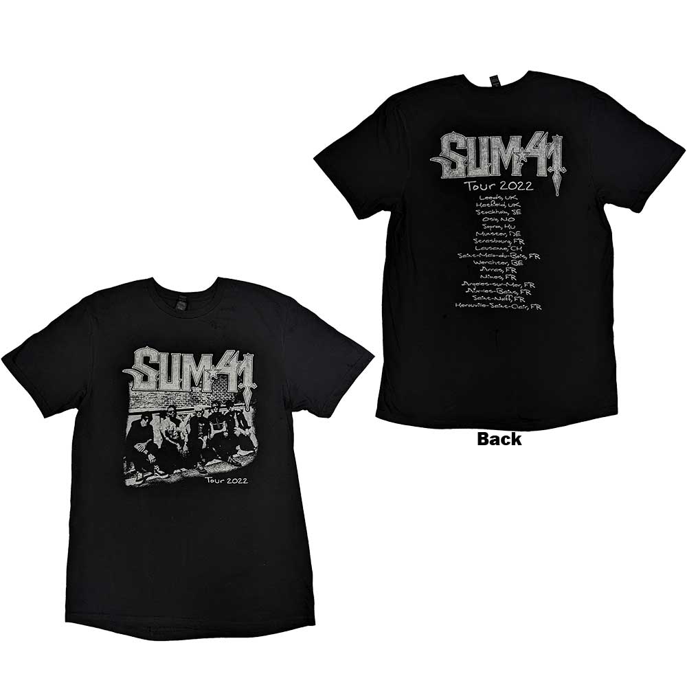 Sum 41 Band Photo European Tour 2022 T-Shirt – Paladin Vinyl