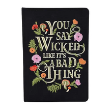 Wicked Embroidered Journal