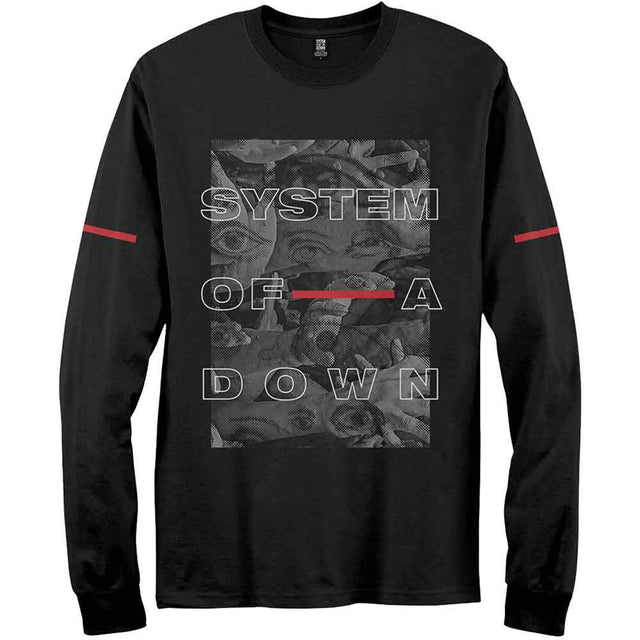 System Of A Down - Collage de ojos [Camiseta de manga larga]