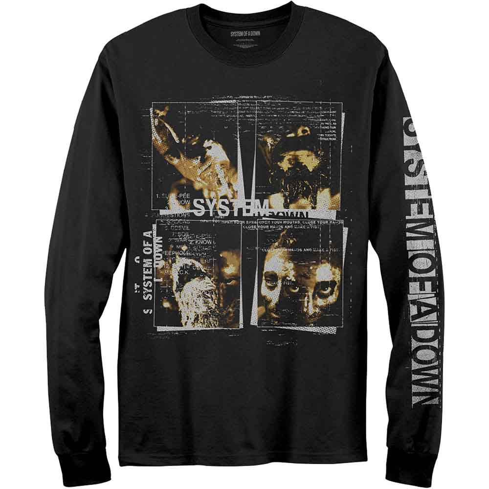 System Of A Down - Cajas de cara [Camiseta de manga larga]