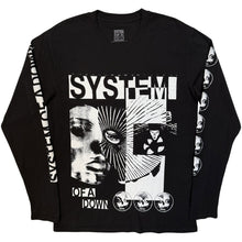 System Of A Down - Hypno Hi-Contrast Unisex Long Sleeve T-Shirt (Black) [Apparel]