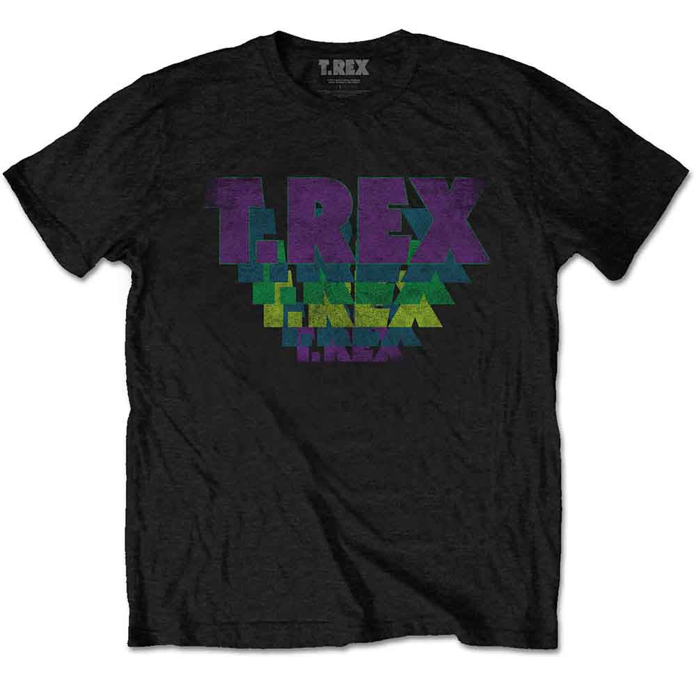 T-rex - Camiseta con el logotipo apilado