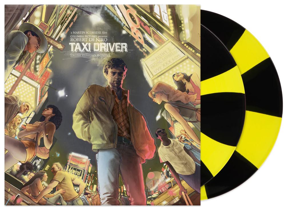 Bernard Herrmann - Taxi Driver Original Soundtrack Recording (2LP, Yellow/Black Pinwheel, 180g) [Vinyl] - Paladin Vinyl
