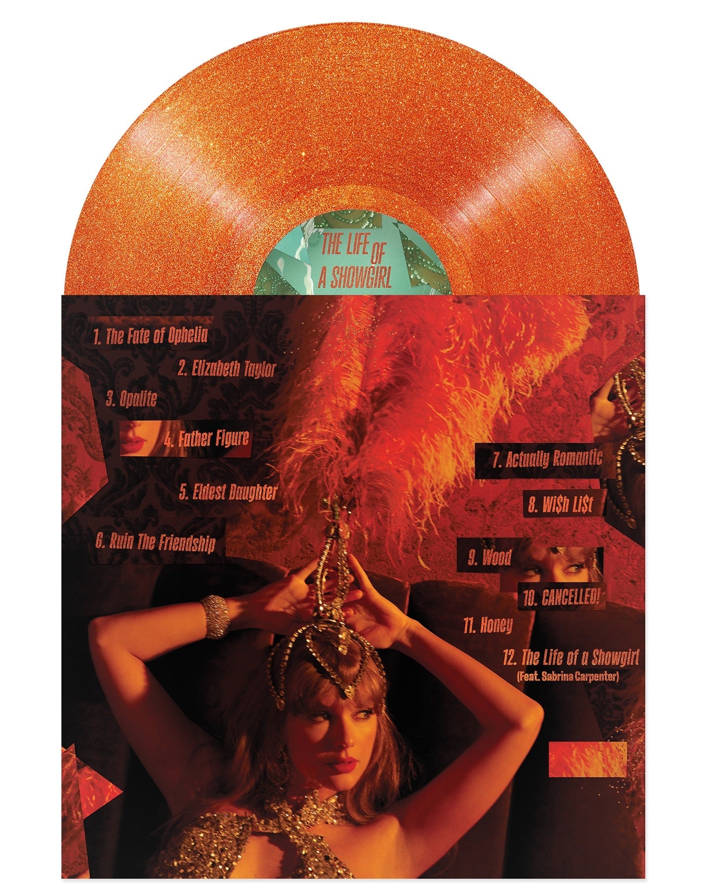 The Life Of A Showgirl [Sweat And Vanilla Perfume Portofino Orange Glitter Vinyl] [Vinyl]