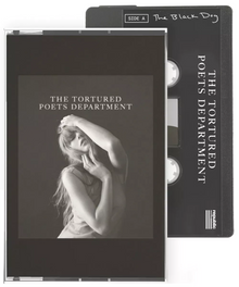 THE TORTURED POETS DEPARTMENT (THE BLACK DOG COVER) (BLACK JEWEL CASE) (CASSETTE)