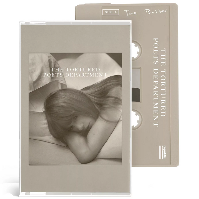 Taylor Swift - THE TORTURED POETS DEPARTMENT (THE BOLTER COVER) (BEIGE NATURAL, JEWEL CASE) (CASSETTE) [Cassette]