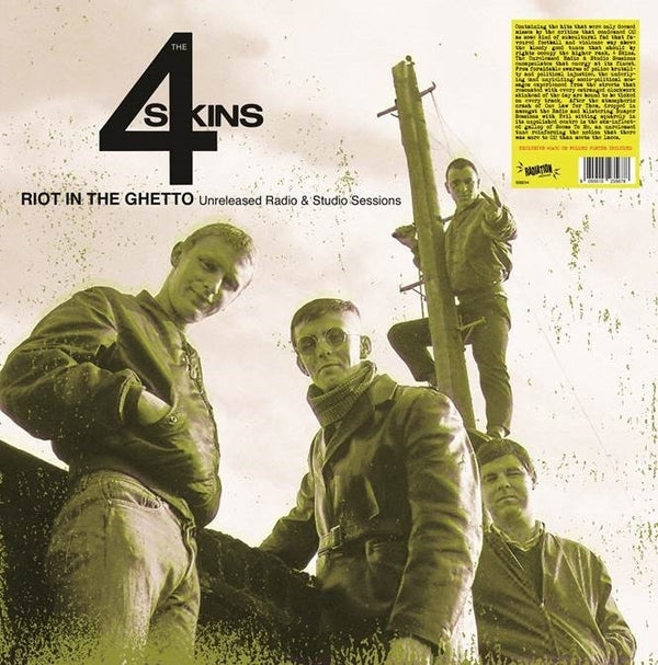 THE 4 SKINS - Riot In The Ghetto: Unreleased Radio & Studio Sessions (Red Vinyl) [Vinyl]