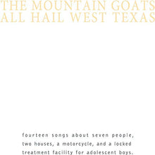 the Mountain Goats - All Hail West Texas [Vinyl] - Paladin Vinyl