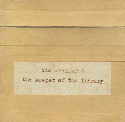 THE ARCHIVIST - The Keeper Of The Library [CD]