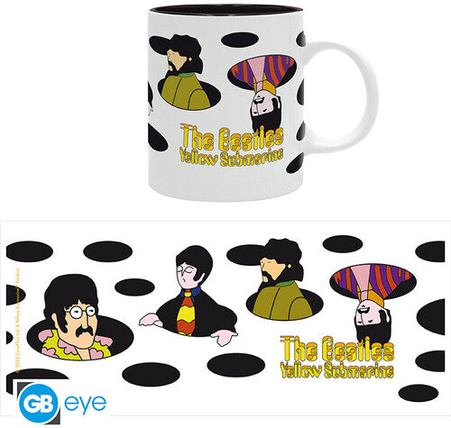 The Beatles - Abysse - The Beatles - Yellow Sub Sea Of Holes, taza de 11 oz (taza de cerámica) [Taza]