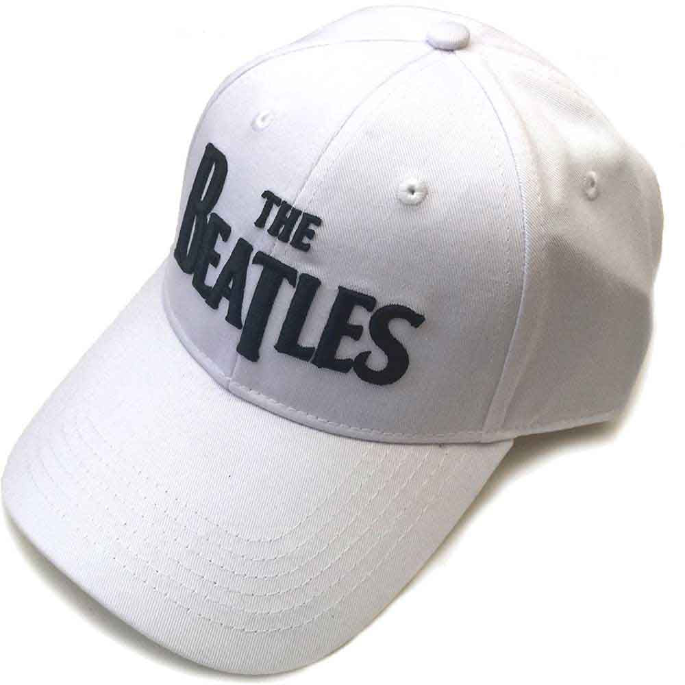 Los Beatles - Gorra con el logotipo de la camiseta en negro