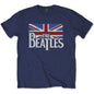 The Beatles Drop T Logo & Vintage Flag [T-Shirt]