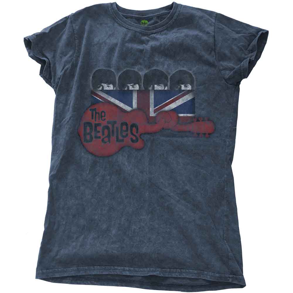 The Beatles - Guitarra y bandera [Camiseta de manga corta]