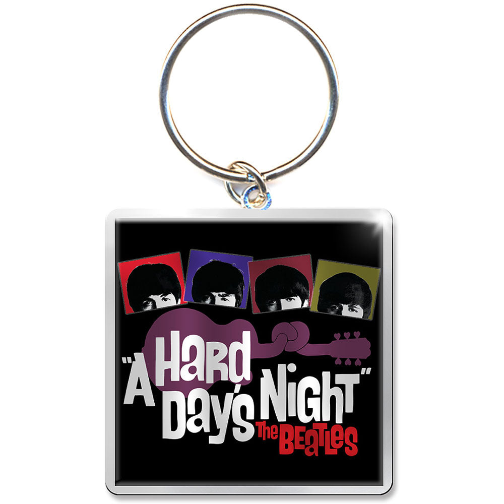 The Beatles Hard Days Night Guitar Photo Print [Keychain]