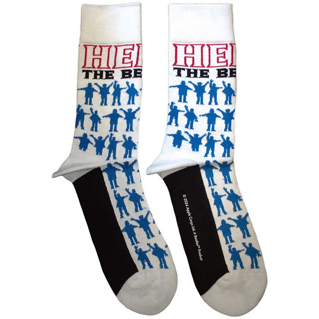 The Beatles - Help Silhouettes Repeat [Socks]