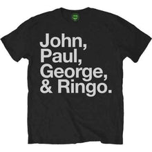 Los Beatles - John, Paul, George y Ringo [Camiseta]