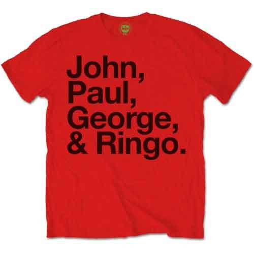 The Beatles John, Paul, George & Ringo T-Shirt