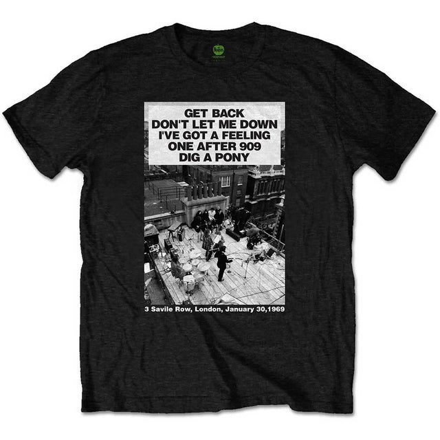 The Beatles Rooftop Songs T-Shirt