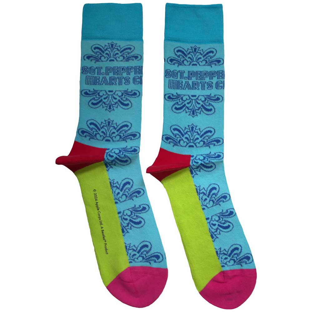 Sgt Pepper Text Outlines [Socks]