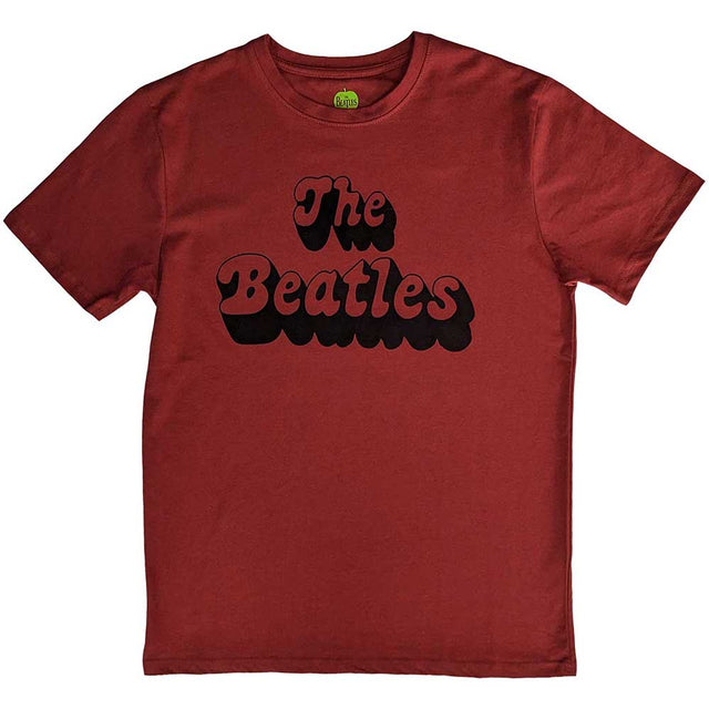 The Beatles Text Logo Shadow T-Shirt