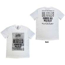 The Beatles Tour '64 Carnegie Hall [T-Shirt]