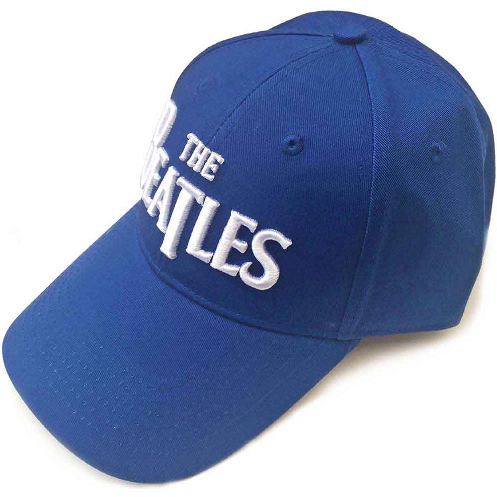 Los Beatles - Gorra con el logotipo de la camiseta en blanco