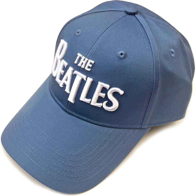 Los Beatles - Gorra con el logotipo de la camiseta en blanco