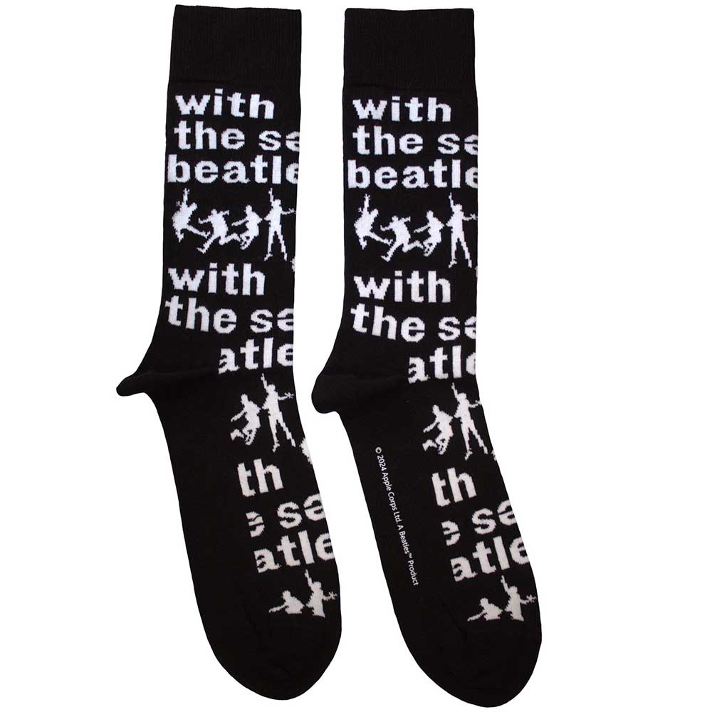 The Beatles With The Beatles Silhouettes Repeat [Socks]
