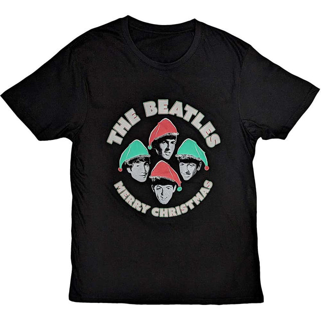 The Beatles Xmas Hats [T-Shirt]