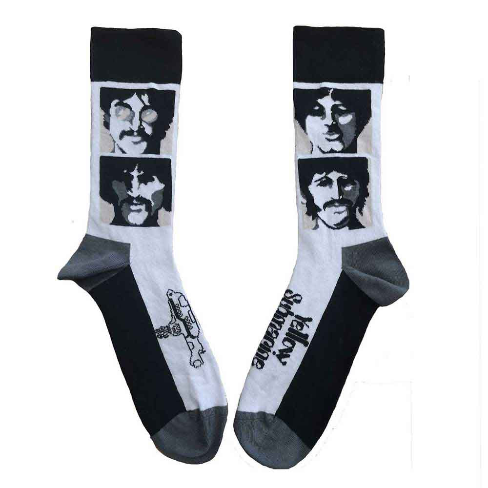 The Beatles - Yellow Submarine Sea of Science Faces Mono [Socks]