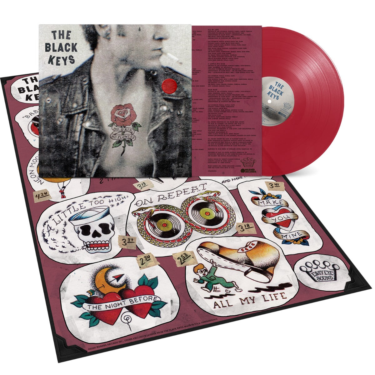 No Rain, No Flowers (Indie Exclusive) (Ruby Red Vinyl) (Poster) [Vinyl]