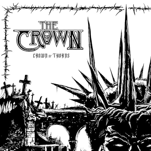 The Crown - Crown Of Thorns (Black & White Colored Vinyl) [Vinyl]
