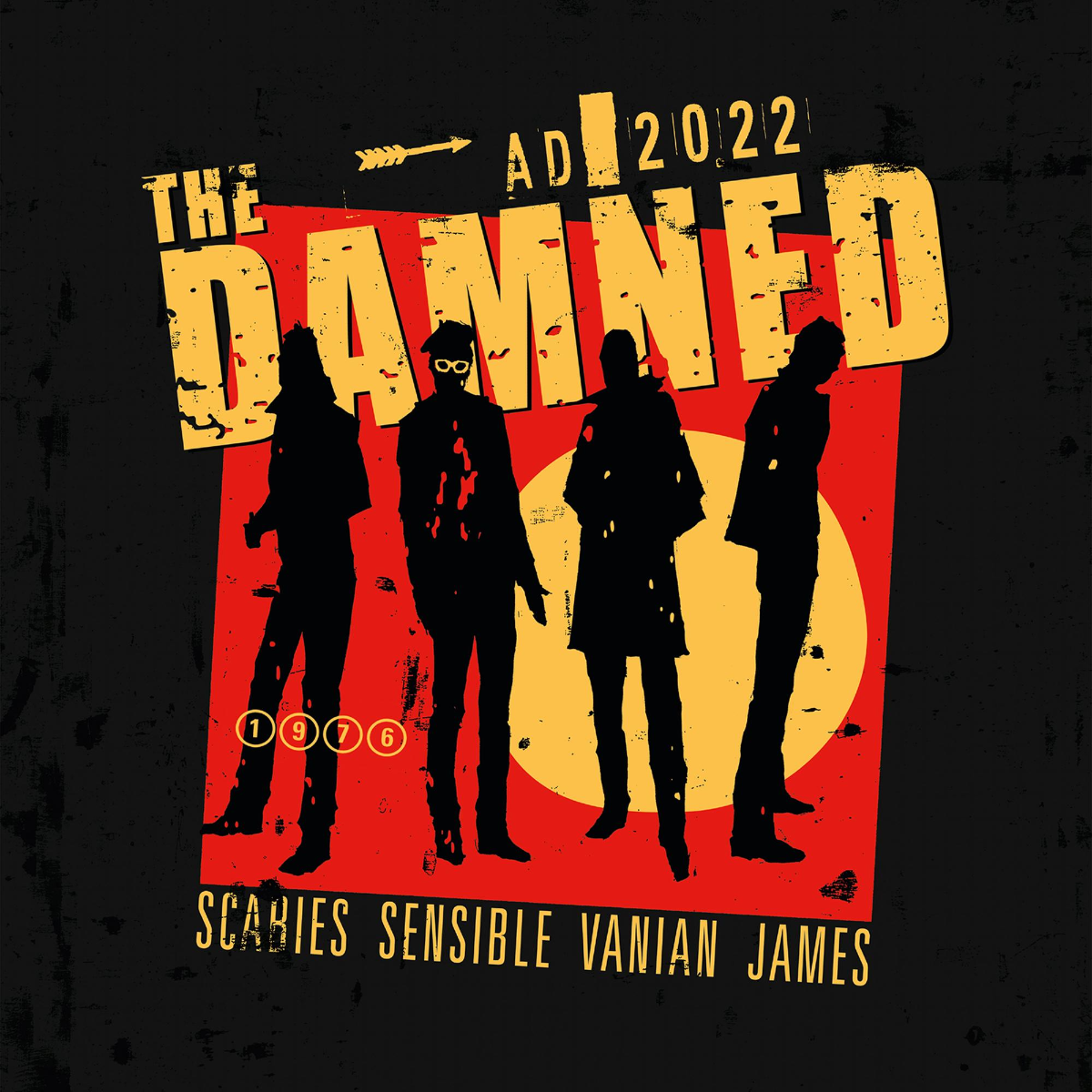 The Damned - Ad 2022 - Live In Manchester (vinilo de 180 gramos, funda de LP plegable) (2 LP) [Vinilo]